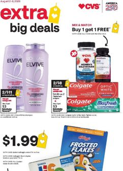 CVS Pharmacy weekly ad from Sunday 08/02