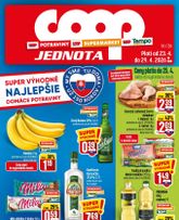 COOP Jednota leták platný od štvrtka 23.04.