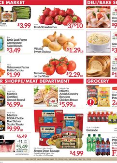 Martin's Super Markets weekly ad from Sunday 05/10