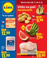 Lidl leták od čtvrtka 30.07.