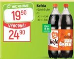 Kofola různé druhy 2 l