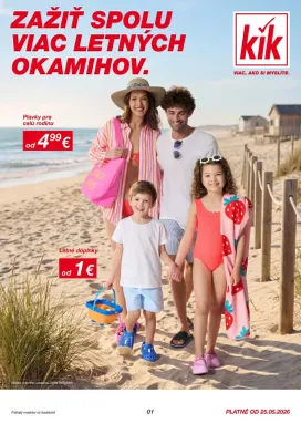 KiK leták platný od pondelka 25.05.