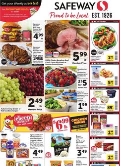 Safeway weekly ad from Wednesday 03/25
