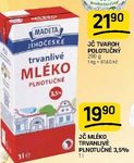 JČ mléko trvanlivé plnotučné 1 l