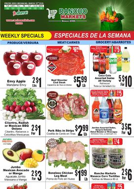 Rancho Markets weekly ad from Tuesday 03/10