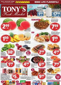 Tony's Fresh Market weekly ad from Wednesday 07/29