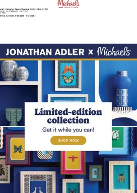 Michaels weekly ad from Sunday 04/26