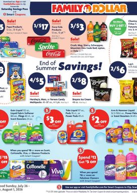 Family Dollar weekly ad from Sunday 07/26