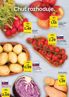 Tesco leták platný od stredy 11.03.