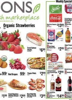Jons weekly ad from Wednesday 03/25