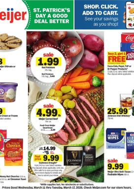 Meijer weekly ad from Wednesday 03/11