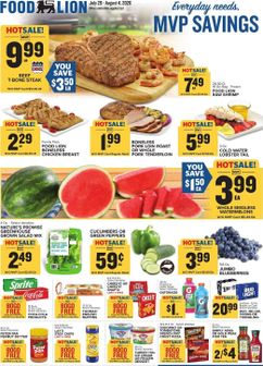 Food Lion weekly ad from Wednesday 07/29