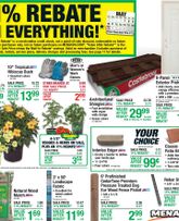 Menards weekly ad from Thursday 05/07
