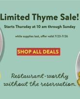 Fresh Thyme weekly ad from Wednesday 07/22