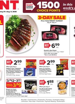 The Giant Company weekly ad from Friday 07/31