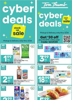 Tom Thumb weekly ad from Wednesday 03/18