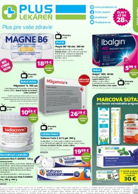 Plus Lekáreň leták platný od nedele 01.03.