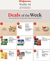 Walgreens weekly ad from Sunday 05/10