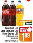Coca-Cola 1,5 l, Coca-Cola Zero 1,5 l