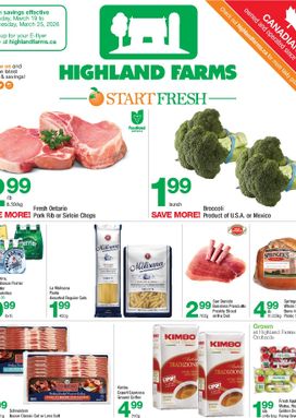 Highland Farms flyer from Thursday 03-19