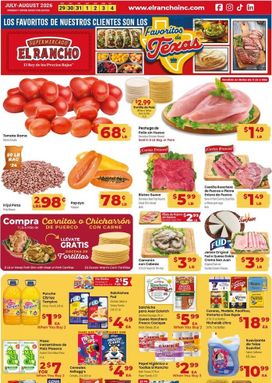El Rancho weekly ad from Wednesday 07/29
