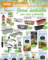 Coop - Jarní nabídka pro nové zahrádky