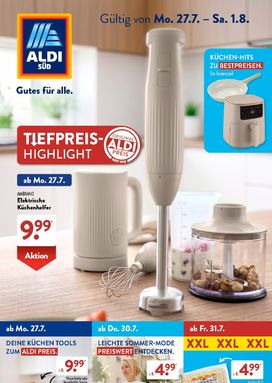 Aldi Süd Německo leták od pondělí 27.07.