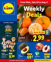 Lidl weekly ad from Wednesday 07/29