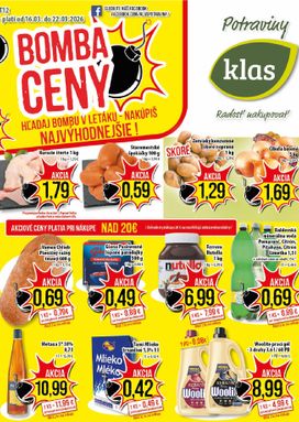 Klas leták platný od pondelka 16.03.