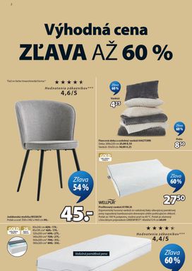JYSK leták platný od stredy 15.04.