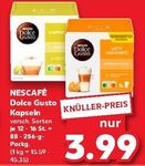 Nescafé Dolce Gusto Kapseln im Angebot