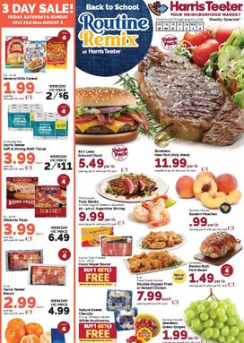 Harris Teeter weekly ad from Wednesday 07/29