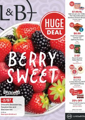 Lunds and Byerlys weekly ad from Thursday 04/23