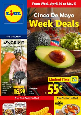 Lidl weekly ad from Wednesday 04/29