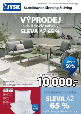 JYSK leták od středy 27.05.