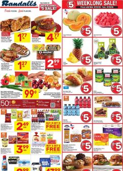 Randalls weekly ad from Wednesday 07/22