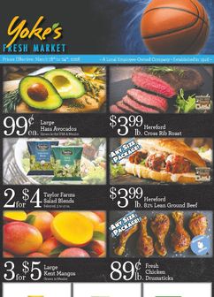 Yoke's weekly ad from Wednesday 03/18