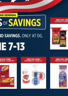 Dollar General weekly ad from Sunday 06/07