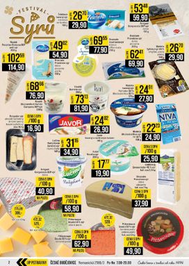 JIP - Brno, Ostrava - Hrabová, Praha - Bořanovice, Jilemnice, Karlovy Vary, Olomouc, Pardubice, Zlín, Polička