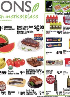 Jons weekly ad from Wednesday 07/29