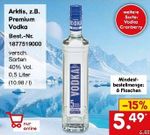 Arktis, z.B. Premium Vodka 0,5 l