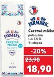 Čerstvé mléko polotučné 1 l