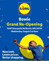 Lidl - Bowie Grand Re-Opening