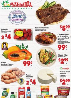 Vallarta weekly ad from Wednesday 03/25