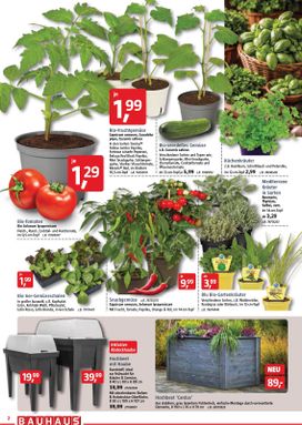 BAUHAUS-Prospekt von Samstag 28.03.