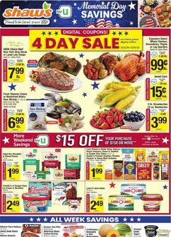 Shaw's weekly ad from Friday 05/22