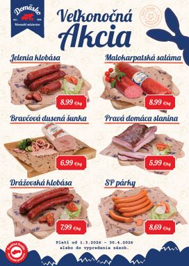 Domäsko leták platný od nedele 01.03.