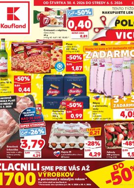 Kaufland leták platný od štvrtka 30.04.