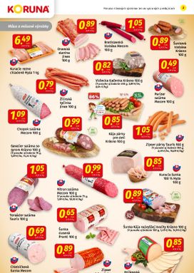 Koruna leták platný od piatku 24.04.