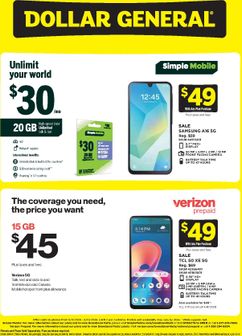 Dollar General - Wireless Deals